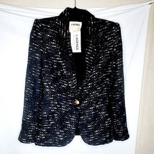 L'AGENCE Chamberlain Tweed Blazer